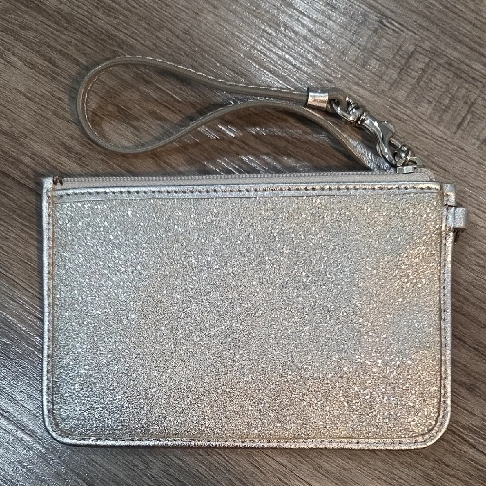 Coach Sparkling Silver Wristlet - Picture 3 of 4